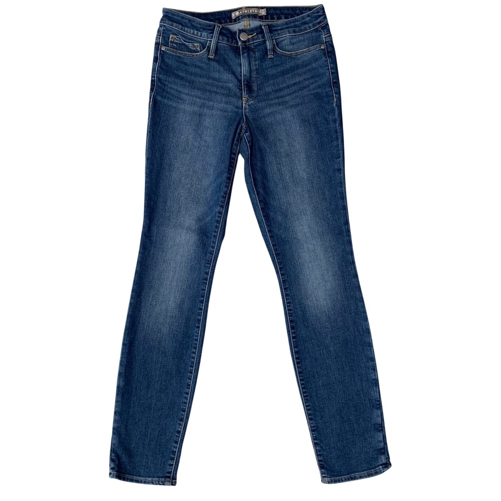 Athleta SculptTek Jeans Womens Size‎ 4 Blue Denim Innovative Sculpting